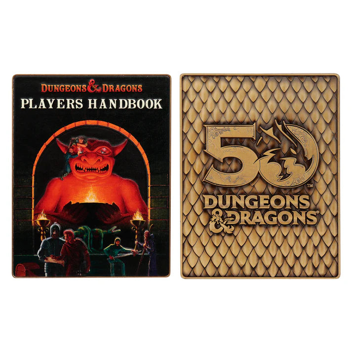 Dungeons & Dragons 50th Anniversary 1st Edition Book Cover Ingot Set