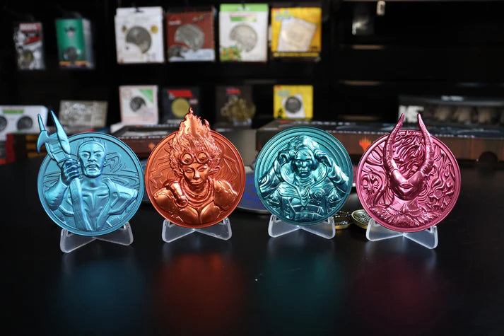 1. Magic: The Gathering Limited Edition Planeswalkers Medallion Set