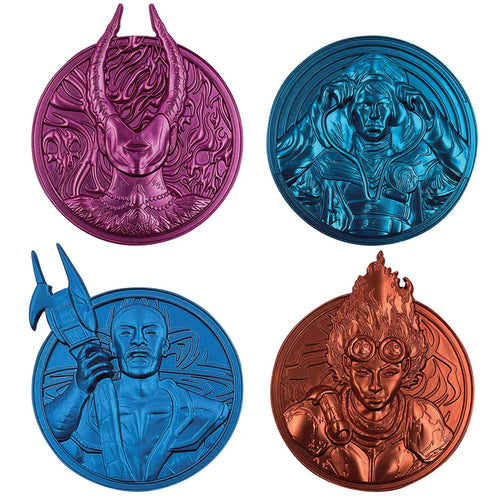 1. Magic: The Gathering Limited Edition Planeswalkers Medallion Set