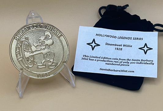 0. Steamboat Willie Coin - The Hollywood Legends Series