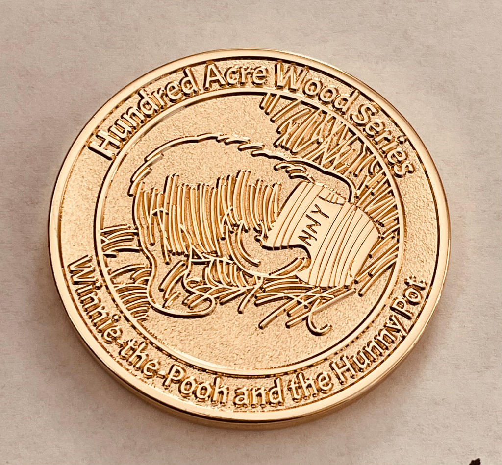 Hundred Acre Wood Limited Edition 3 Coin Set Individually Numbered Featuring Winnie-The-Pooh