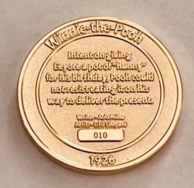Hundred Acre Wood Limited Edition 3 Coin Set Individually Numbered Featuring Winnie-The-Pooh