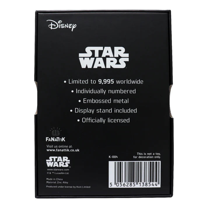 Star Wars Darth Vader "I am your father!" Limited Edition Ingot