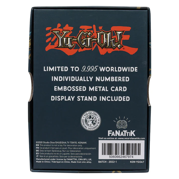 Yu-Gi-Oh! Limited Edition Dark Paladin Metal Card