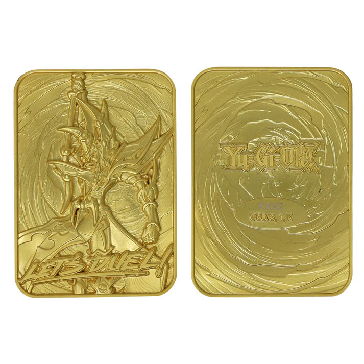 Yu-Gi-Oh! Limited Edition 24k Gold Plated Dark Paladin Metal Card