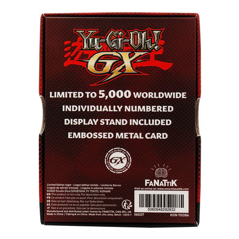 Yu-Gi-Oh! GX Limited Edition Elemental Hero Burstinatrix Ingot