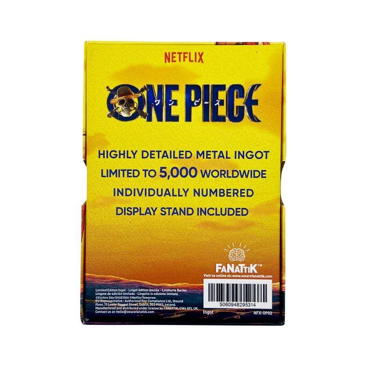 One Piece Limited-Edition Wanted Poster Ingot