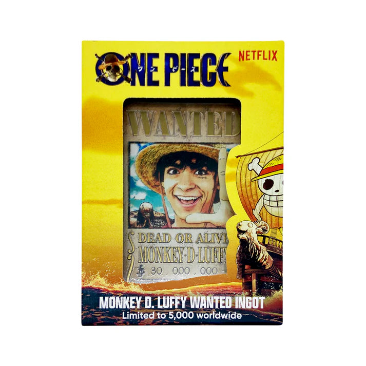 One Piece Limited-Edition Wanted Poster Ingot