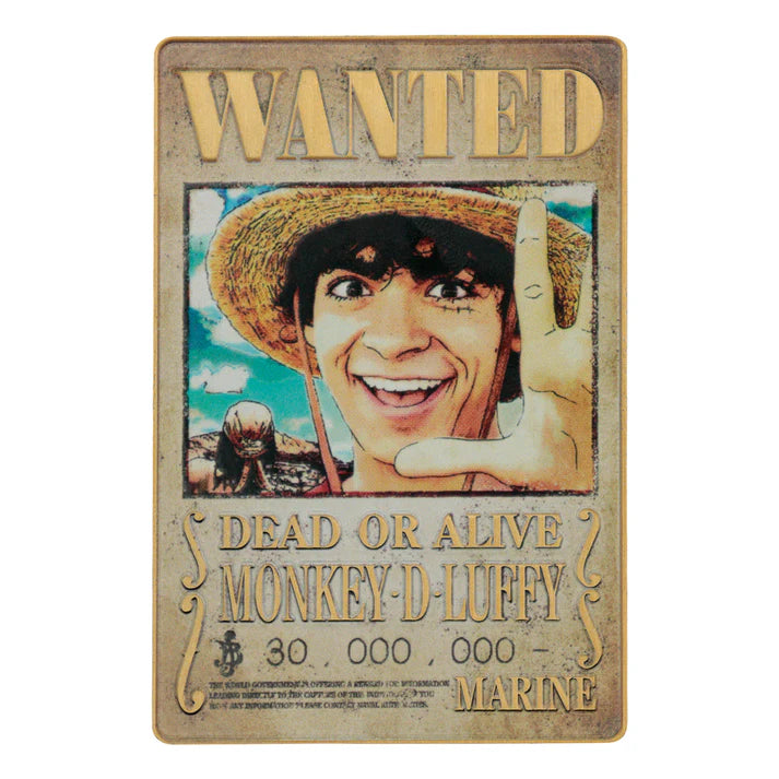 One Piece Limited-Edition Wanted Poster Ingot