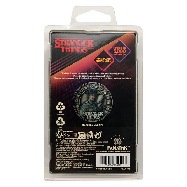 Stranger Things Eleven and Hopper Coin