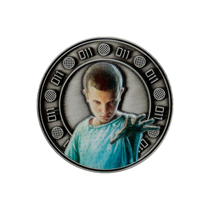 Stranger Things Eleven and Hopper Coin