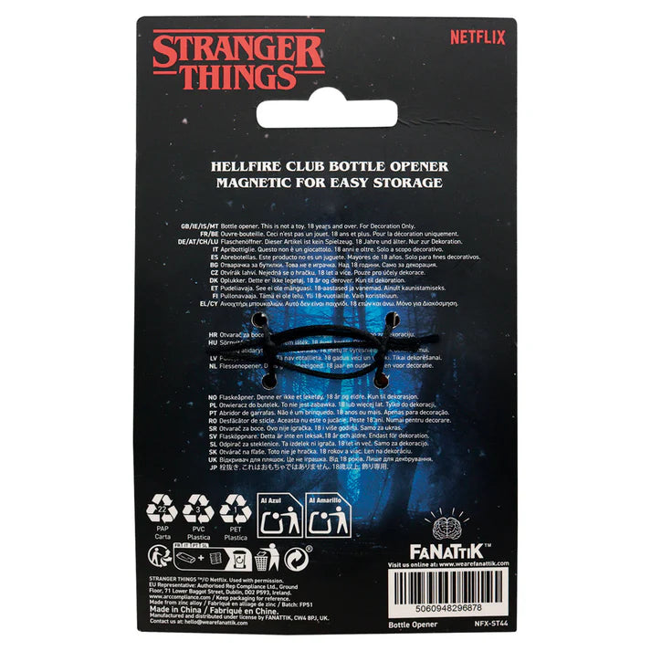 Stranger Things Hellfire Club Bottle Opener