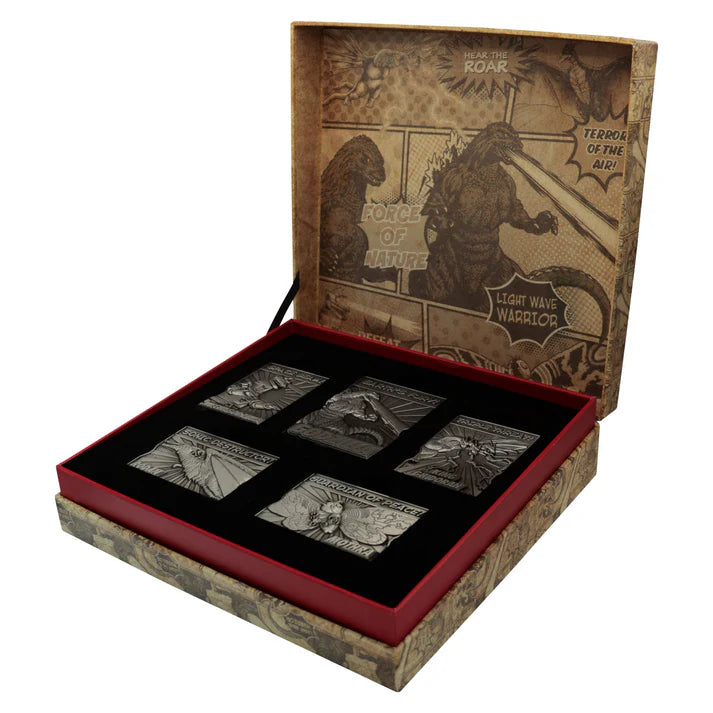 6. Godzilla 5 Piece Limited Edition Monsters Ingot Set