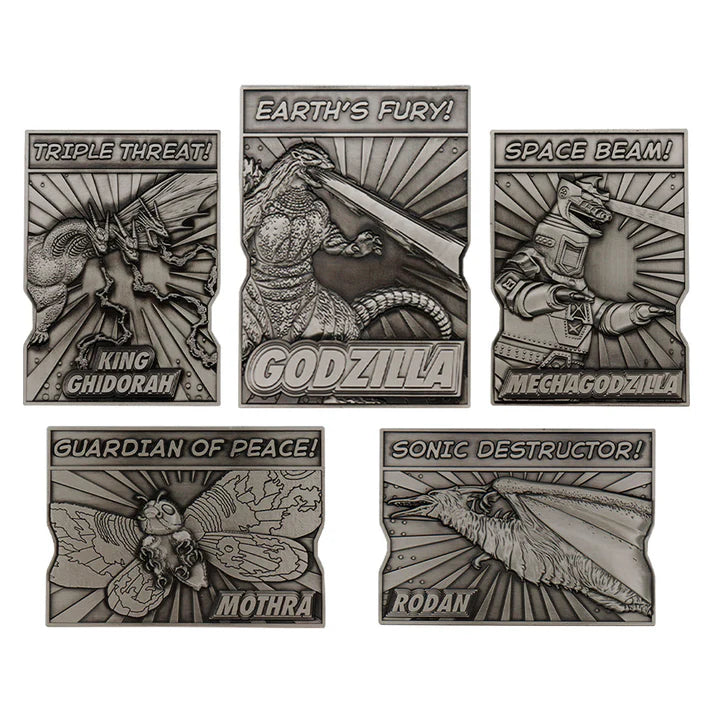 6. Godzilla 5 Piece Limited Edition Monsters Ingot Set