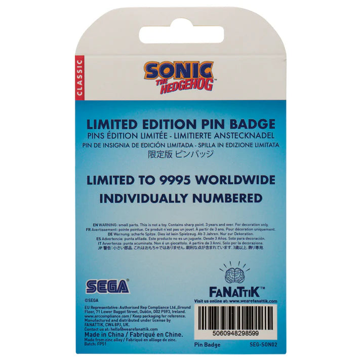 Sonic The Hedgehog – Sonic, Tails, and Knuckles Pin Badge