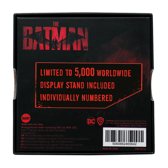 Batman Limited Edition Medallion - Robert Pattison Batman