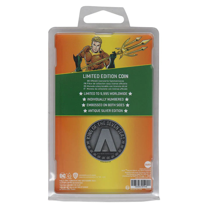 Aquaman Limited Edition Collectible Coin