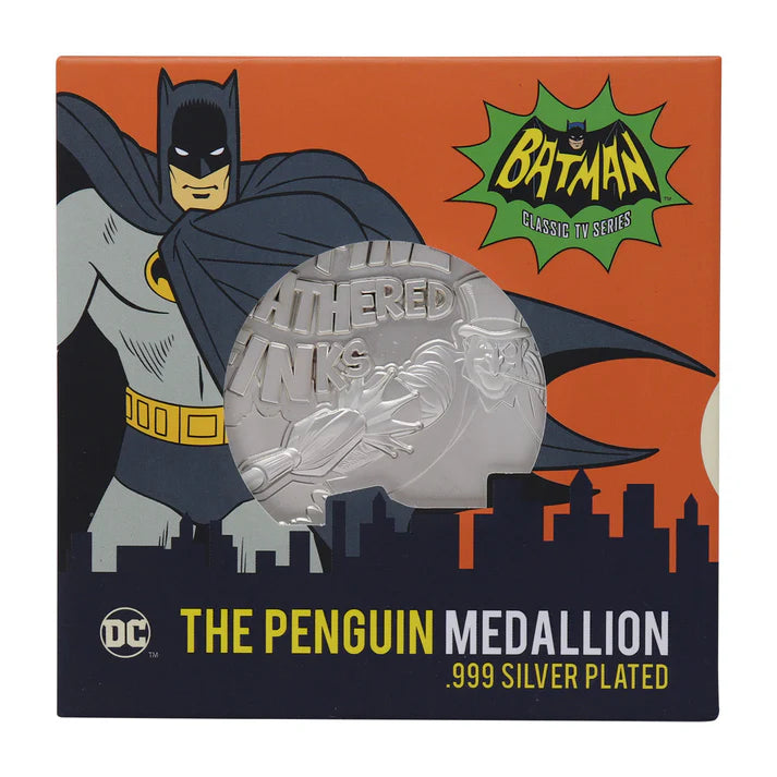 4. Batman Classic TV Series The Penguin Limited Edition .999 Silver Plated Medallion