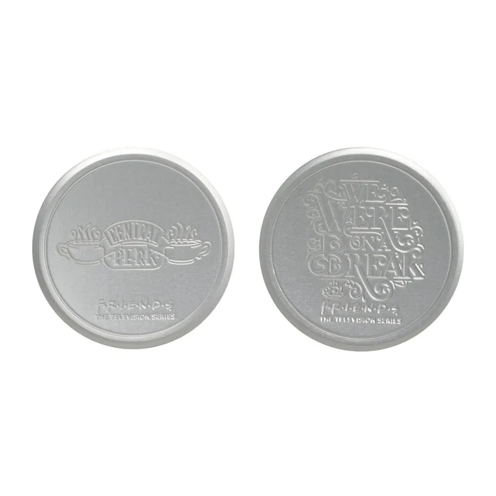 Friends Set of 4 Embossed Metal Coasters