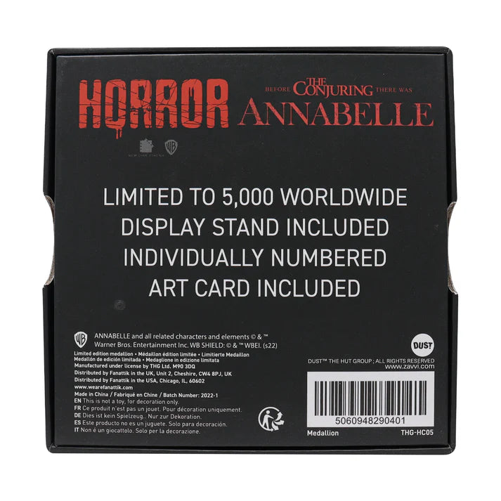 The Conjuring's Annabelle Limited Edition Medallion
