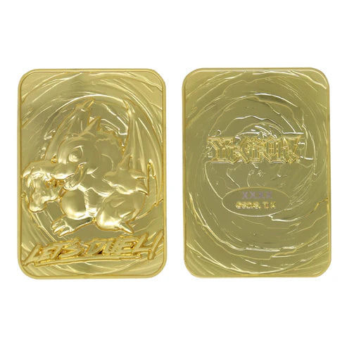 Yu-Gi-Oh! Limited Edition 24k Gold Plated Baby Dragon Metal Card