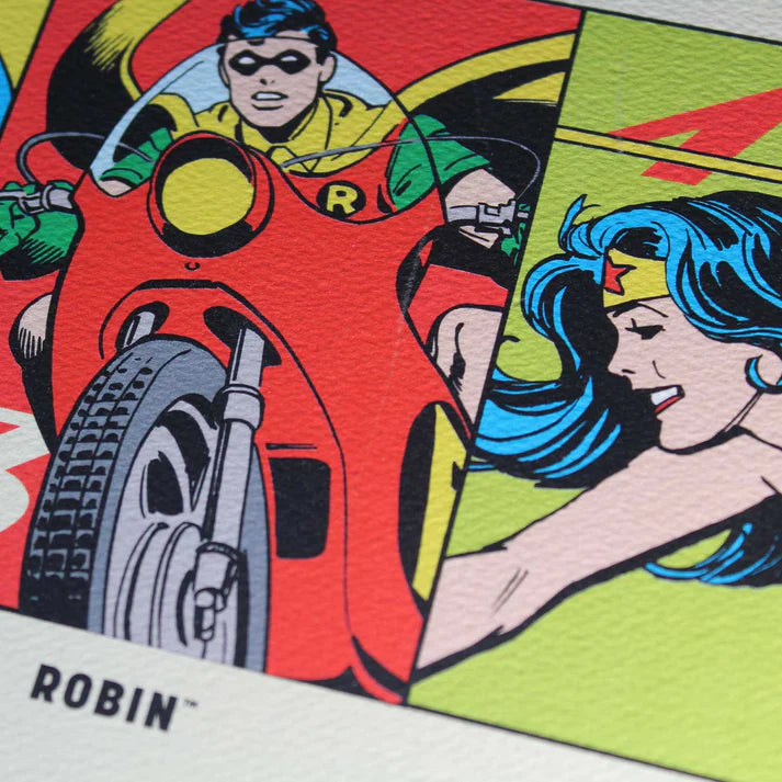 DC Comics 90th Anniversary Heroes A3 Limited Edition Individually Numbered Art Print