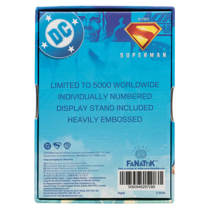 Superman 2025 Last Son of Krypton Ingot