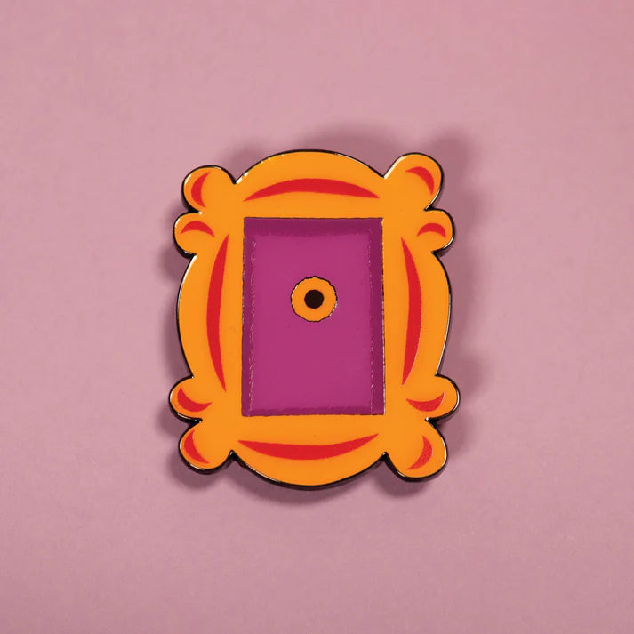 Friends Door Peephole Frame Pin Badge
