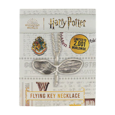 Harry Potter .999 Silver Plated Flying Key Necklace