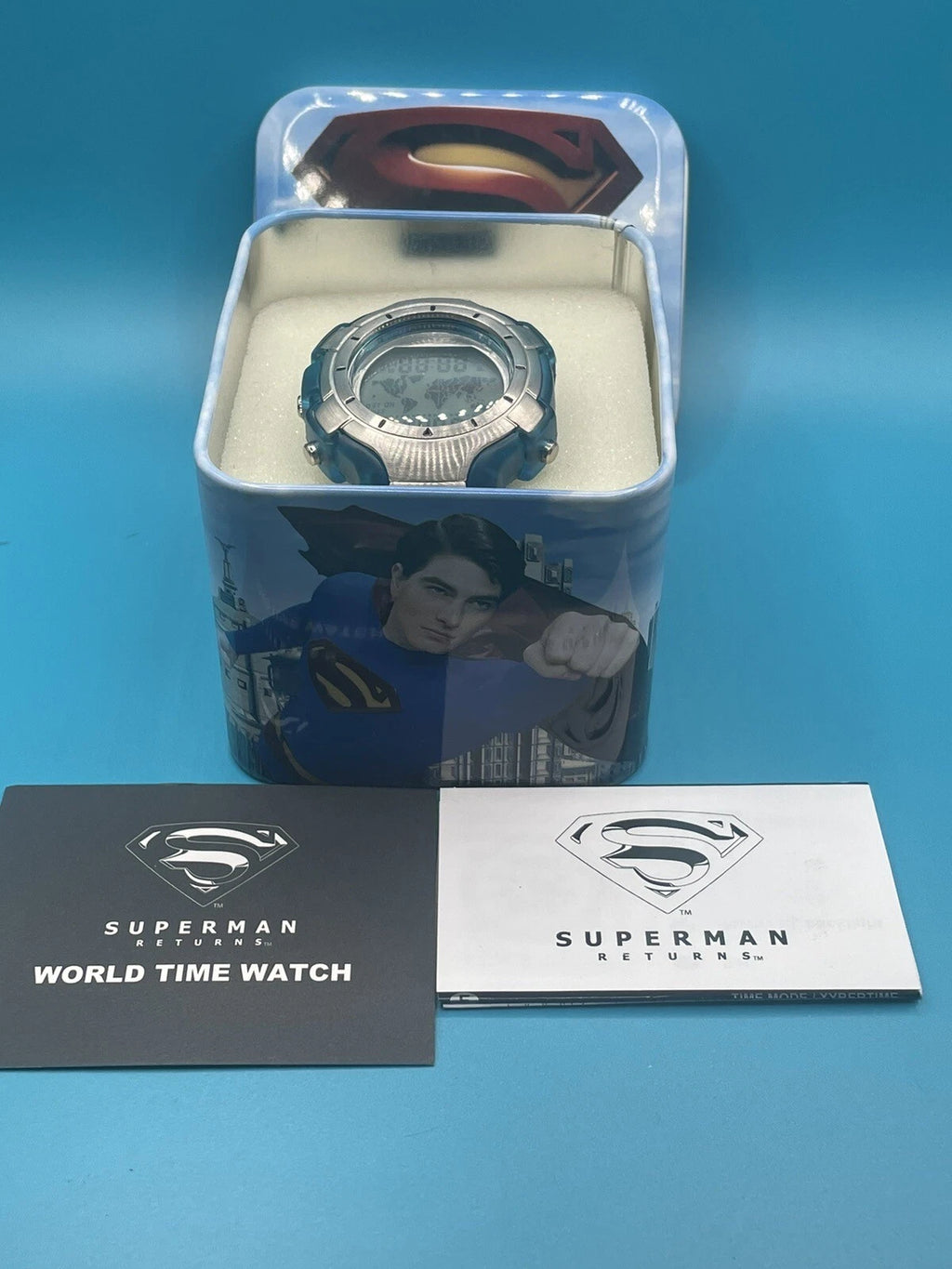 SUPERMAN RETURNS WORLD TIME WATCH 2006 NATO HOLLYWOOD EXECUTIVE PROMO