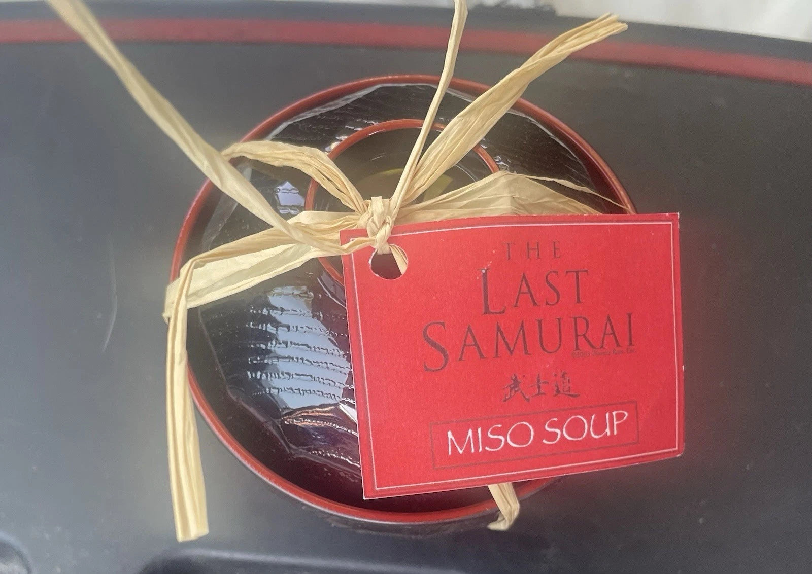 The Last Samurai Promo Miso Soup Bowls, Rare Tom Cruise Studio Promo